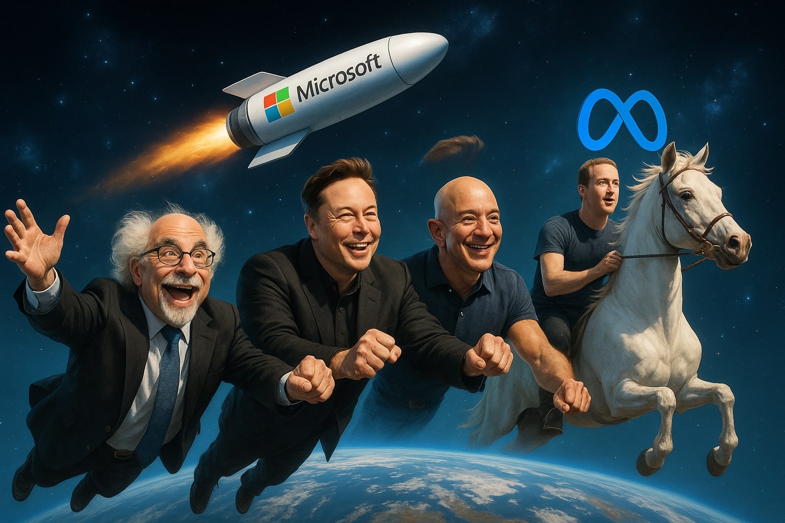 Pre Market Trading News - Tech Titans Ignite Nasdaq Rally as MSFT Rockets to $425.40 and META Soars to $572.21