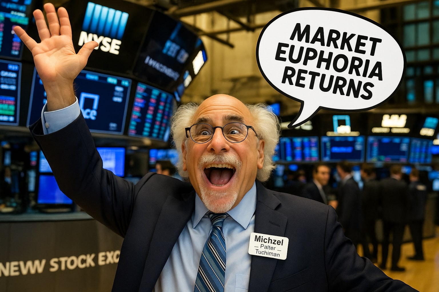 Nasdaq Hits 20,293, Dow Clears 43,900 as Market Euphoria Returns