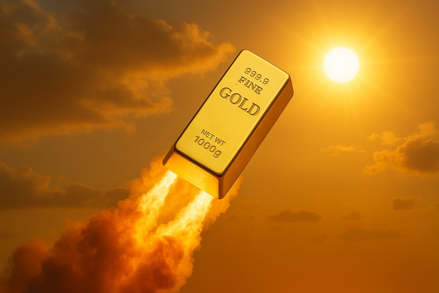 Gold Surges to $3,338 as Stock Market Risks Drive Flight to Safety