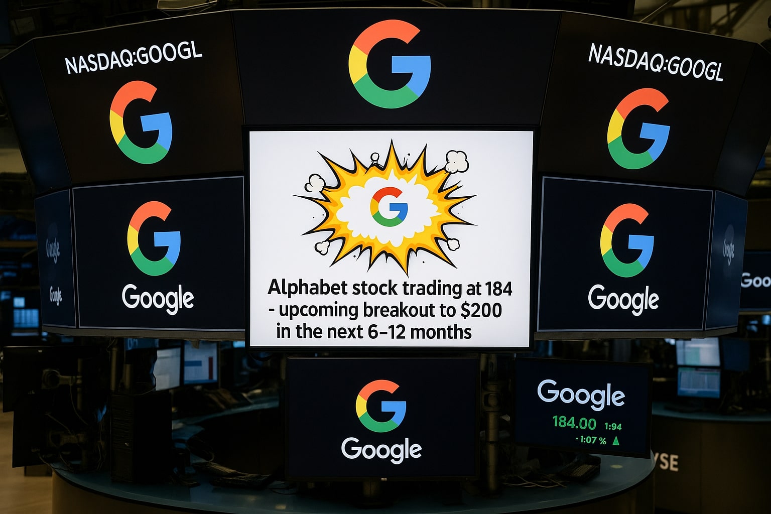 Alphabet Stock (GOOGL) Surges Toward $202 Target as AI Powers Growth