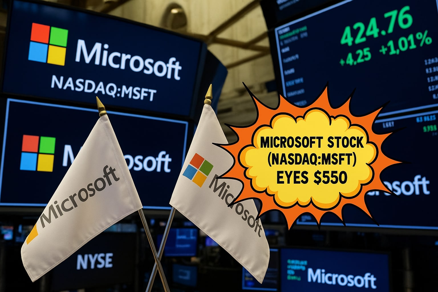 Microsoft Stock (NASDAQ:MSFT) Breaks $490 as AI, Cloud, and Copilot+ Drive Fresh Upside