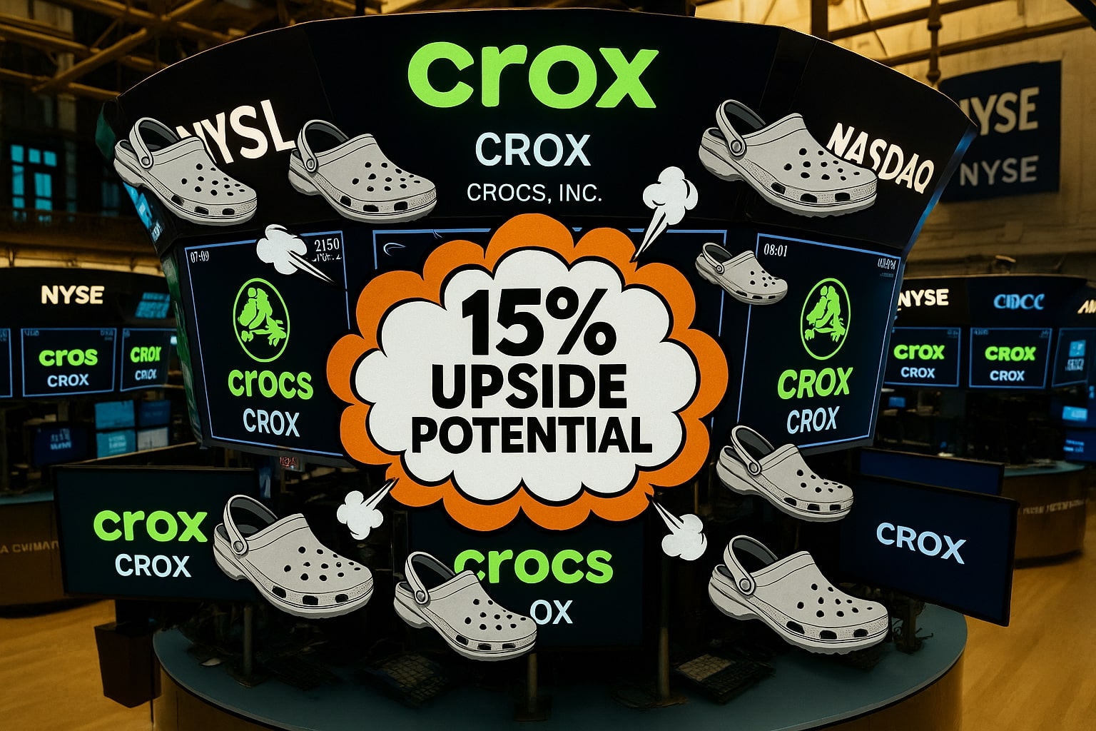 Crocs (NASDAQ:CROX) Stock Price Retreats 4.2% to $100.60 as P/E Compresses to 6.16