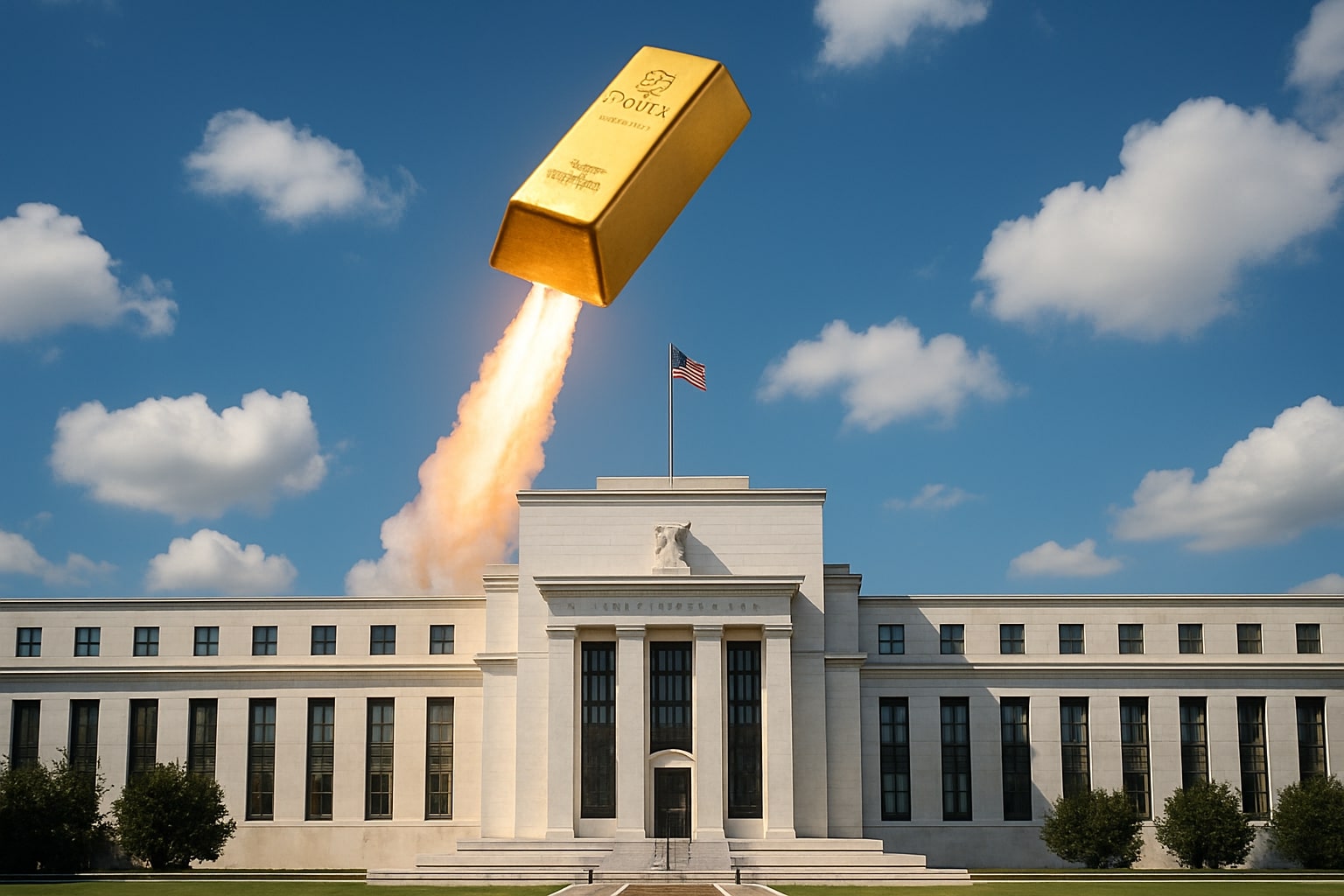 Gold Price Rockets Past $3,450 on Tariffs, Fed Easing Hopes, and Central Bank Demand