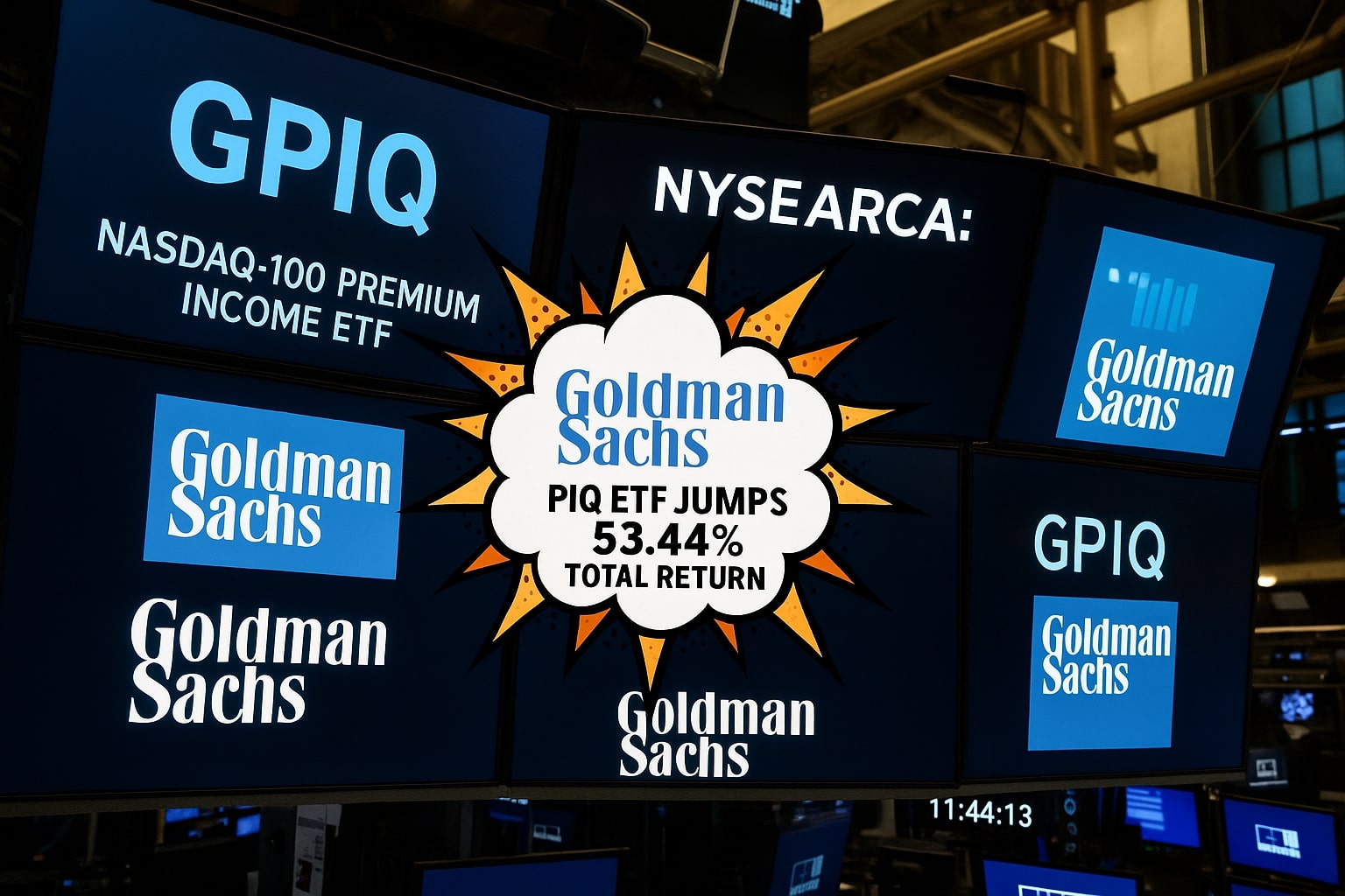 GPIQ ETF Surges 53.44% Total Return, Tops Nasdaq-100 Covered Call Peers