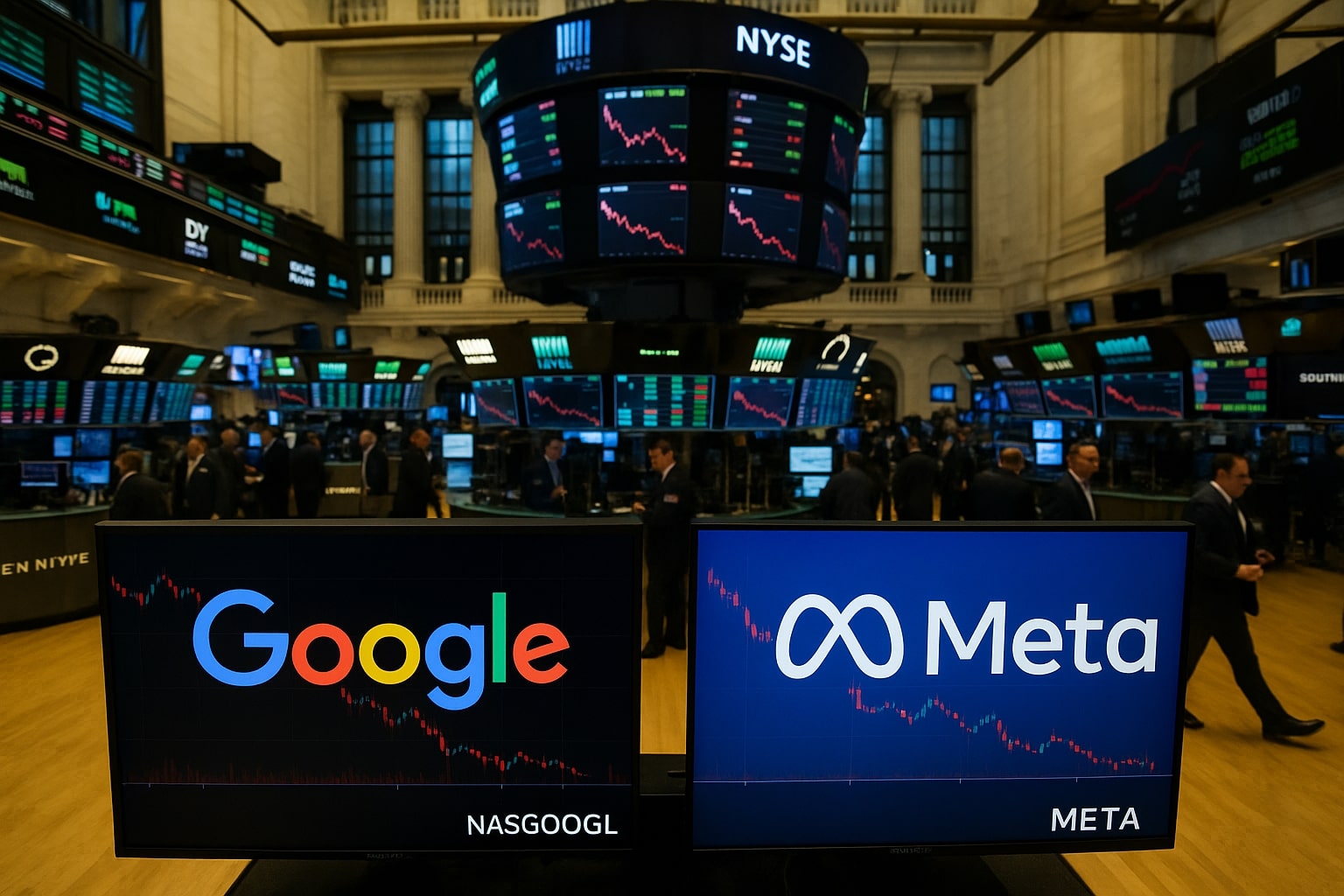 Meta Stock vs Google Stock Forecast: META Surges Ahead of GOOGL in AI and Ads