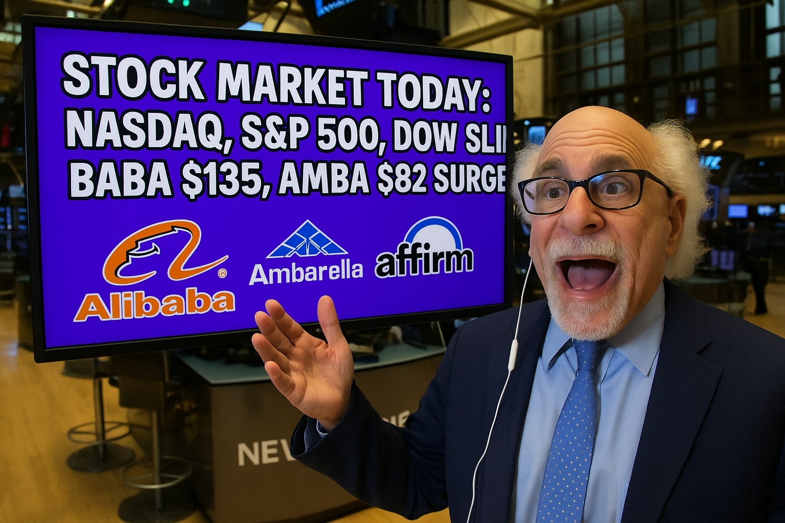 Stock Market Today – Nasdaq, S&P 500, Dow Slide as BABA $135, AMBA $82 Rally