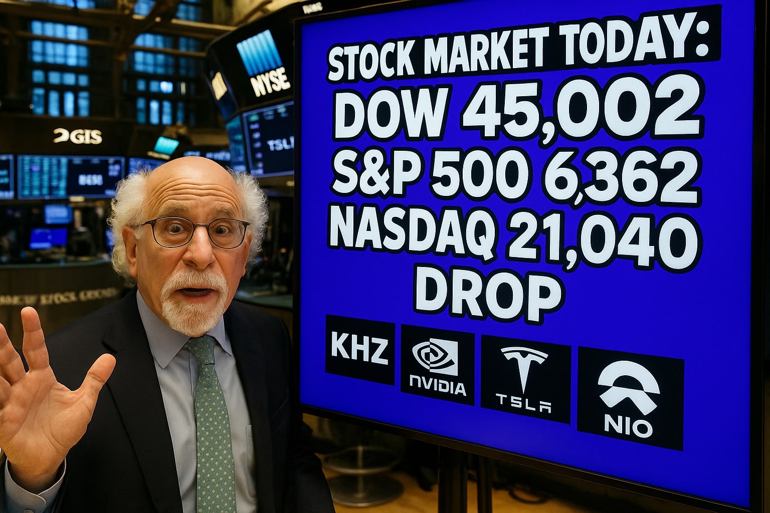 Stock Market Today: Dow, S&P 500, Nasdaq Tumble as Yields Near 5%