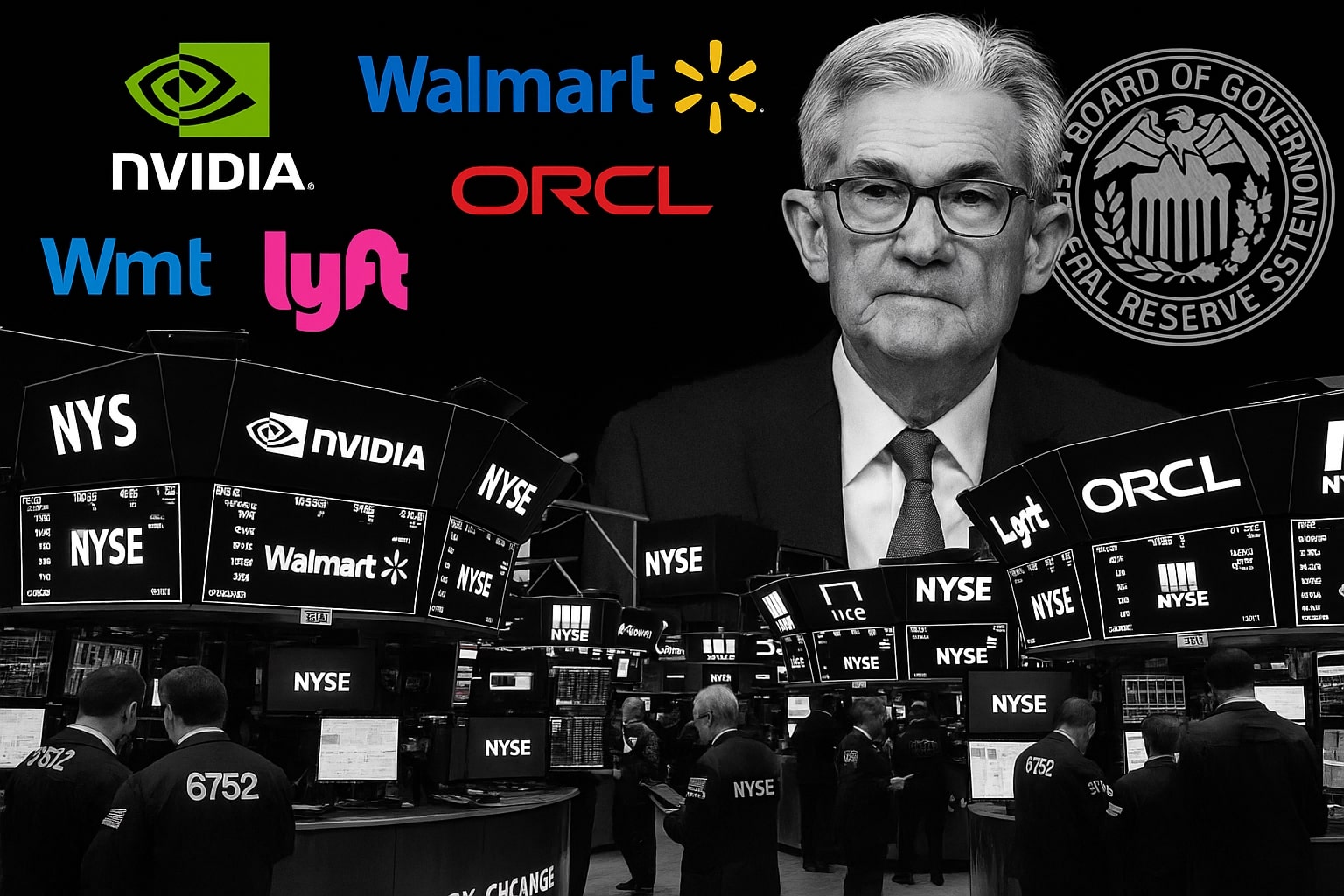 Stock Market Today - Dow Rises to 46,075 as Nasdaq Falls; Fed Decision Looms Over Wall Street