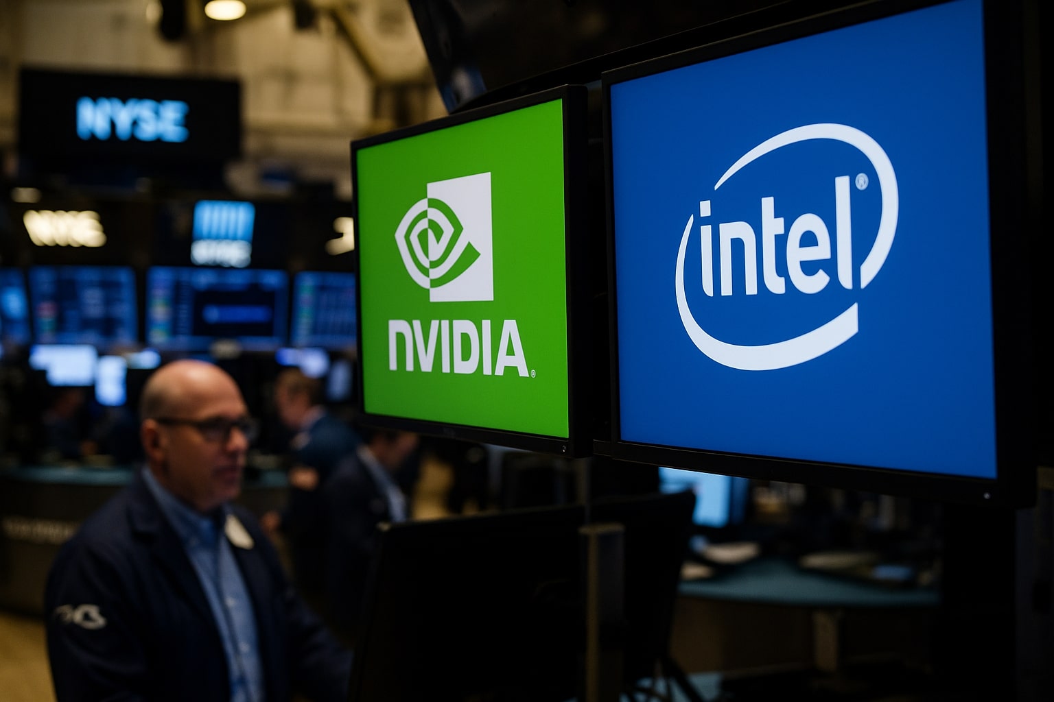 Nvidia vs Intel: NVDA Stock at $176, INTC Stock at $32 After $5B Shock Deal