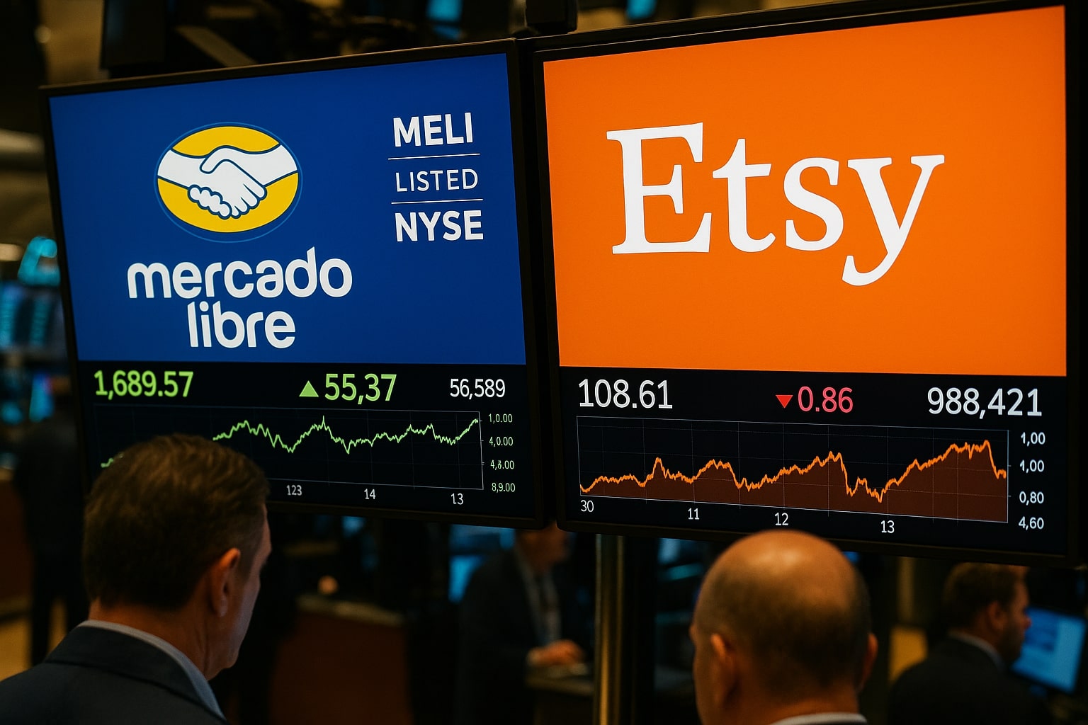 MercadoLibre Stock (MELI) at $2,179 Outpaces Etsy Stock (ETSY) at $70 With 35% Growth vs Flat Sales