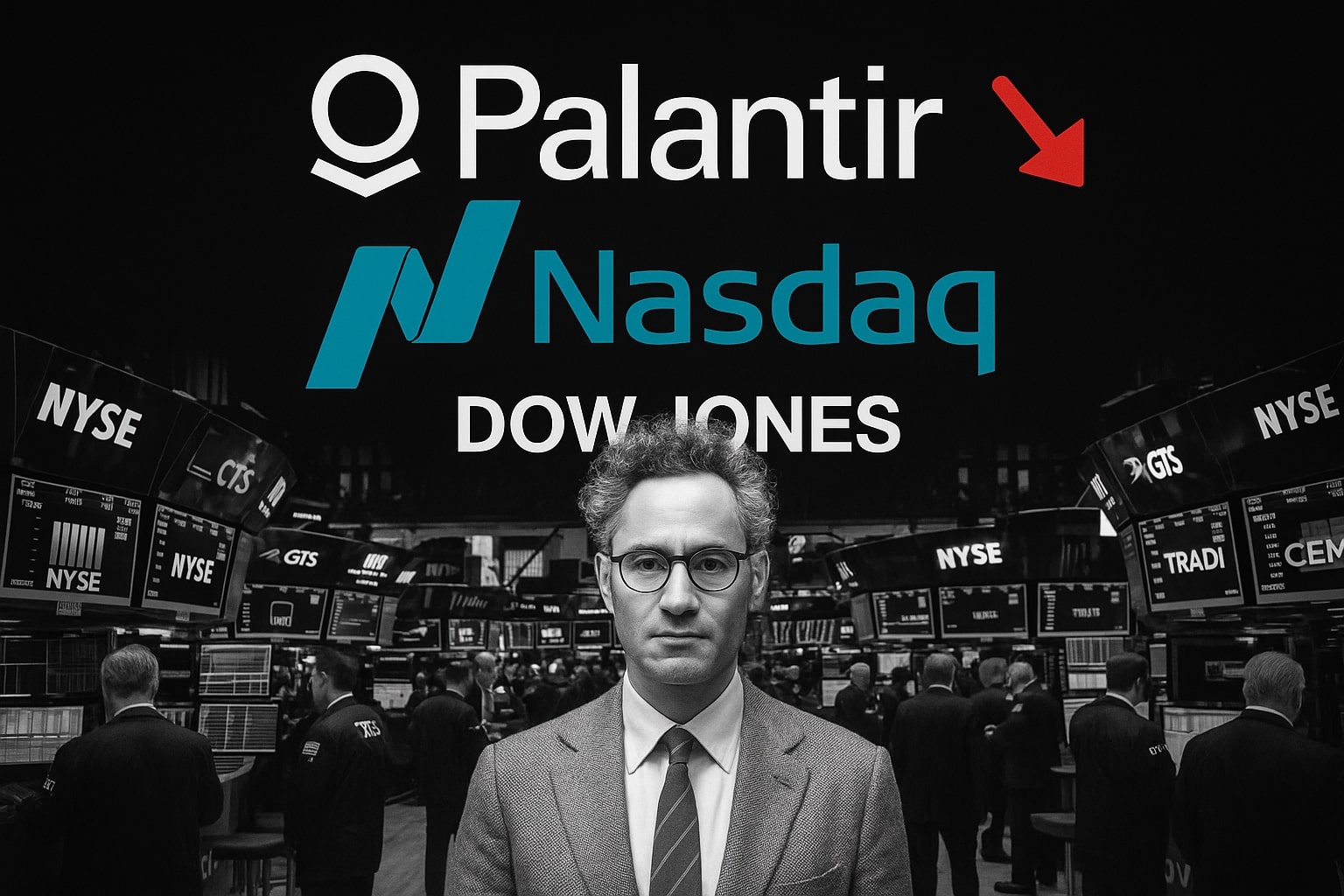 Stock Market Today: Nasdaq Drops 1.3%, PLTR Stock Crashes 8% as AI Rally Unwinds; Bitcoin BTC-USD Dips Below $103,000