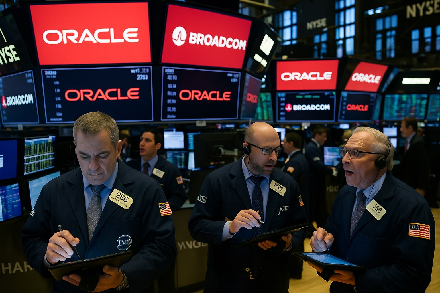 Stock Market News - Nasdaq Drops to 23,195 as AVGO Stock Crashes 11% and S&P 500 Slides to 6,827